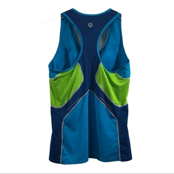 MARMOT - BRIGHTLY COLORED WORKOUT TOP - B2 - Picture 5 of 11